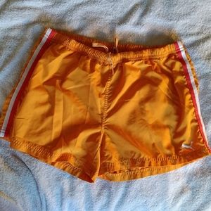 Puma orange shorts